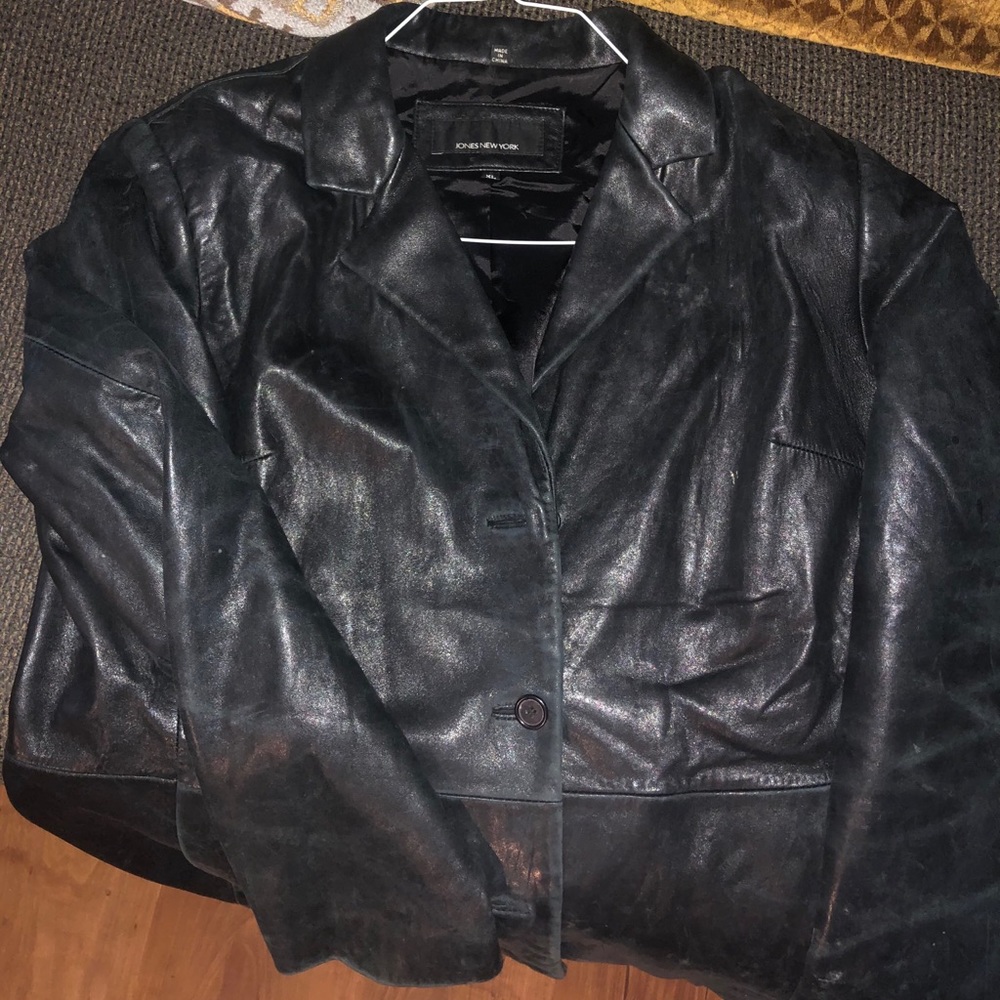Jones New York Leather jacket